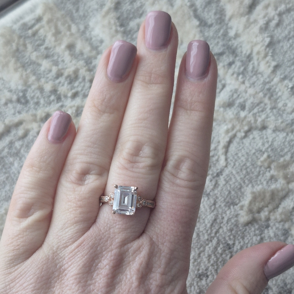 Rose Gold and Silver Women's Ring